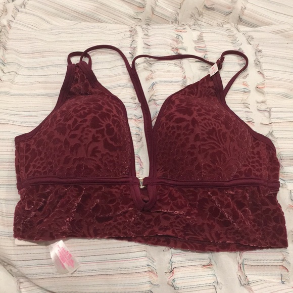 PINK Victoria's Secret Other - NWT - VS Pink - padded velvet Bralette